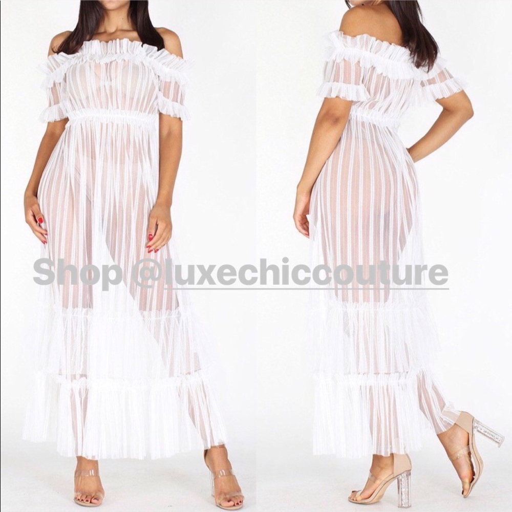 Lexi Sheer Maxi dress